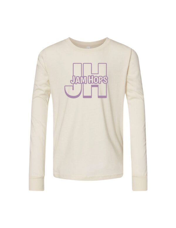 Youth Jersey Long Sleeve Tee Purple